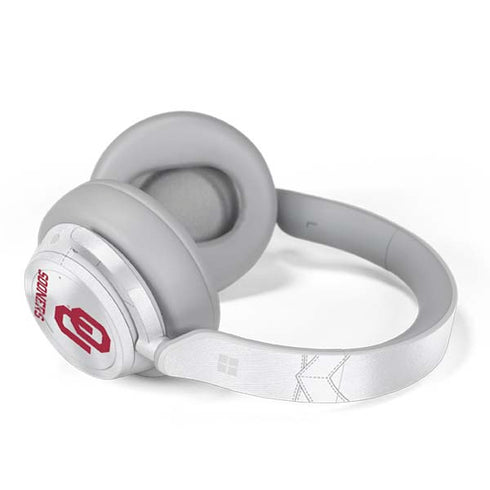 University of Oklahoma White Jersey Surface Headphones Skin